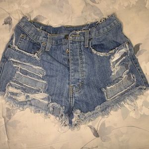 Carmar Cutout High Waisted Shorts